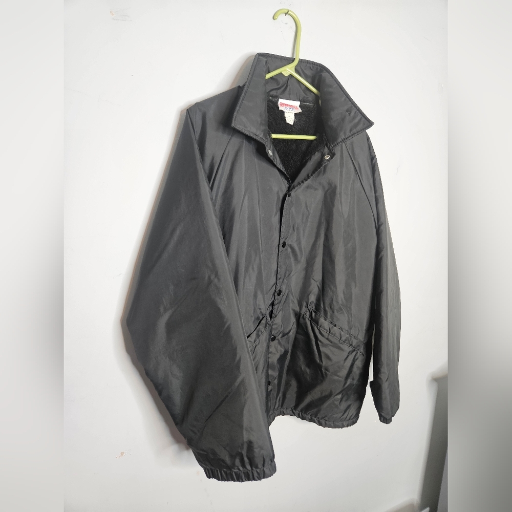 Vintage Hartwell Utility Windbreaker Black Jacket Men Sz Large - Picture 4 of 8